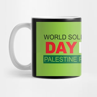 World Solidarity Day With Palestine People Mug